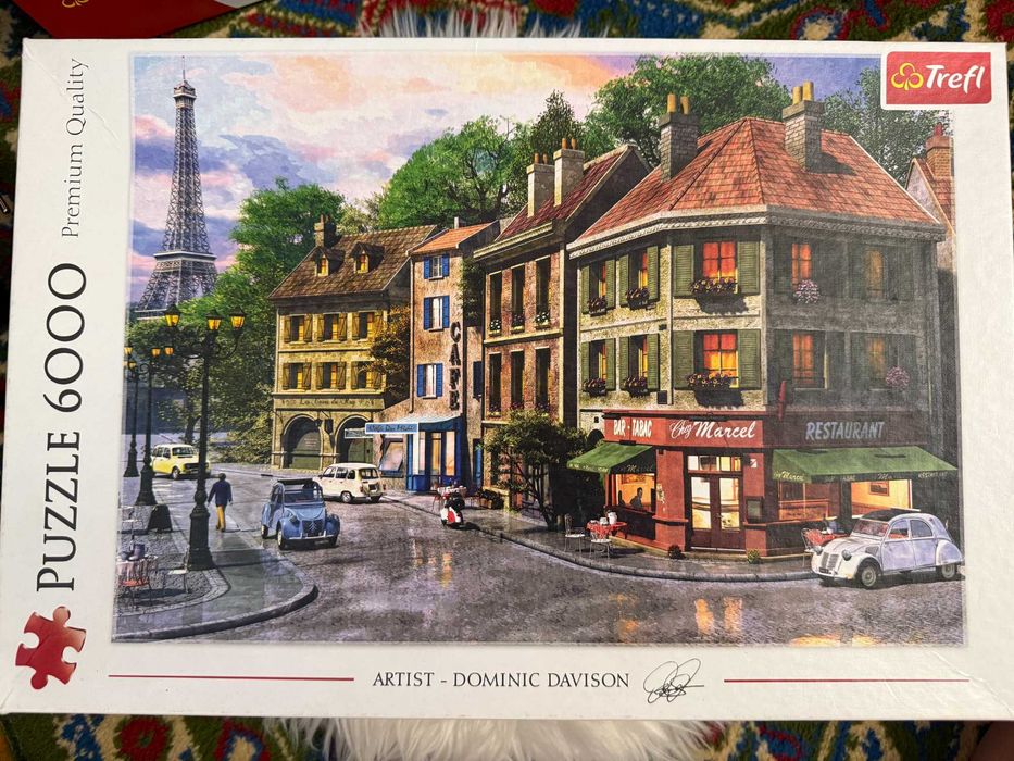 Пазл Trefl Rue de Paris, Artist - Dominic Davidson 6000 елементів