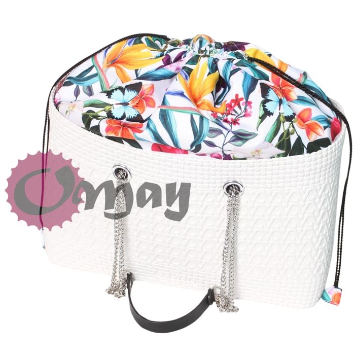 organizer do OBAG LACE worek kwiaty ogród kolorowy 2 kieszenie OMAY