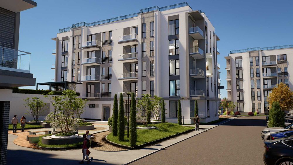 Однокімнатна квартира 46.14 м2 з балконом в новобудові жк "MISTO"