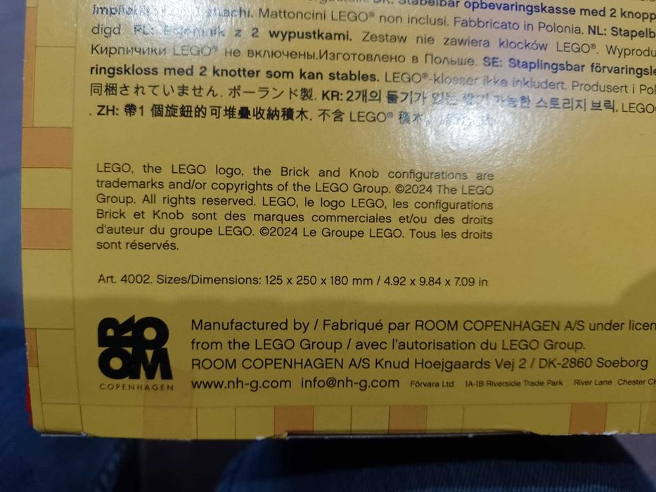 Pojemniki Lego -nowe  50zł/szt.