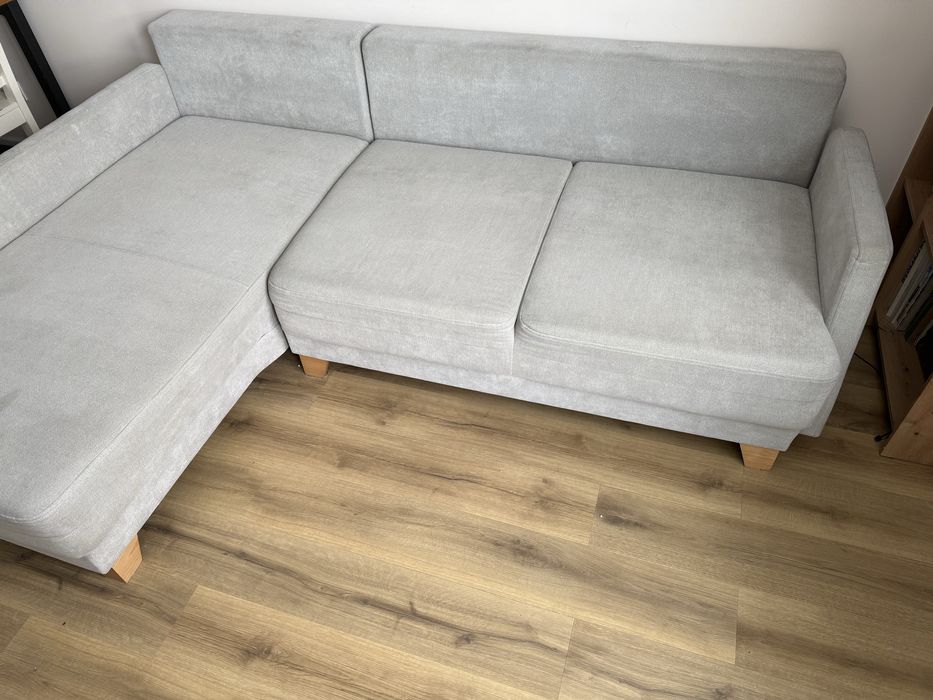 Kanapa sofa narożnik szary