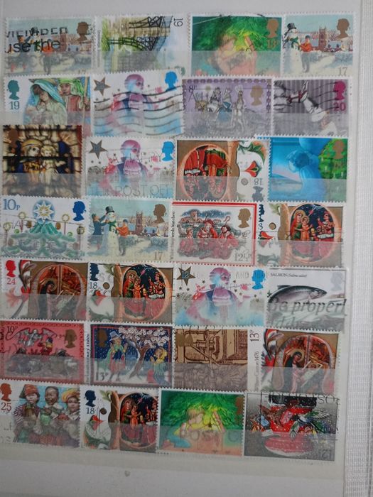 Pocztowe znaczki. Brytania