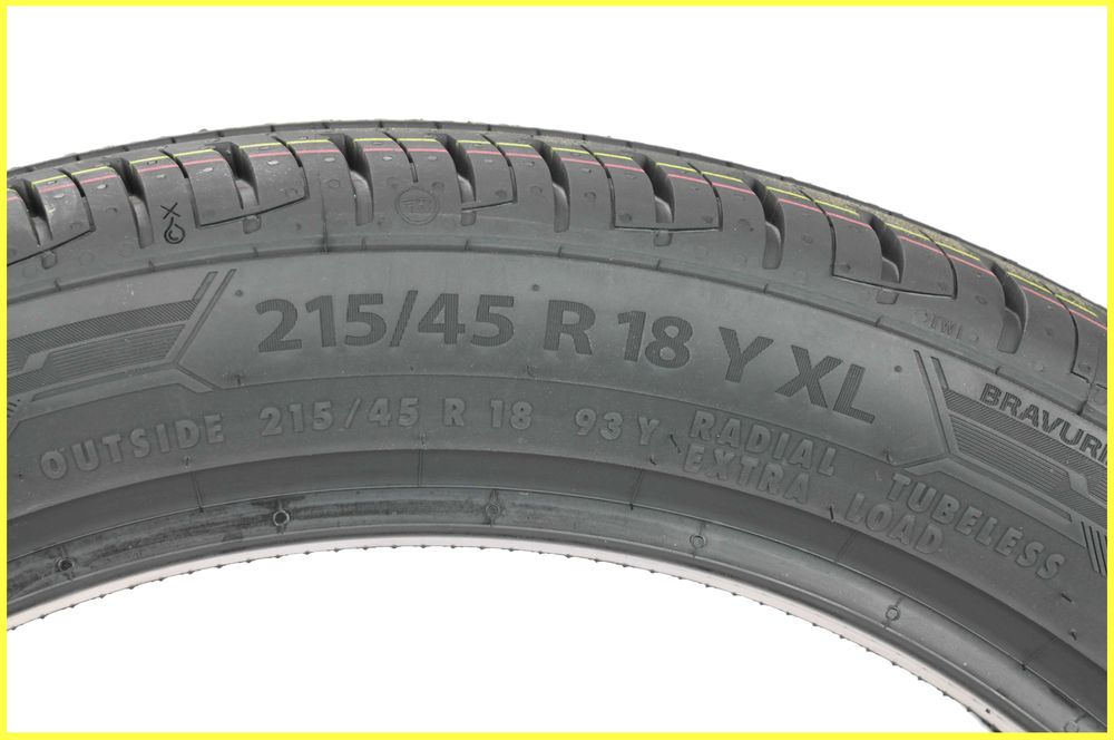Opony letnie 215/45R18 XL 93Y FR Bravuris 5HM BARUM - 4 sztuki