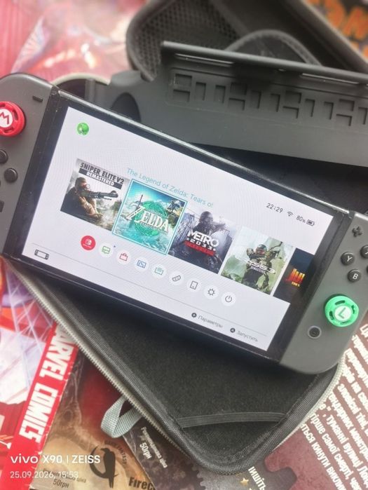All Games Ультра класна Nintendo Switch OLED 128Gb в гарному стані, Zelda Mario, Відьмак, пишіть