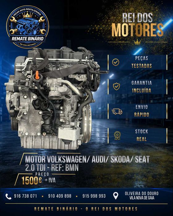 Motor VOLKSWAGEN/ AUDI/ SKODA/ SEAT 2.0 TDI BMN