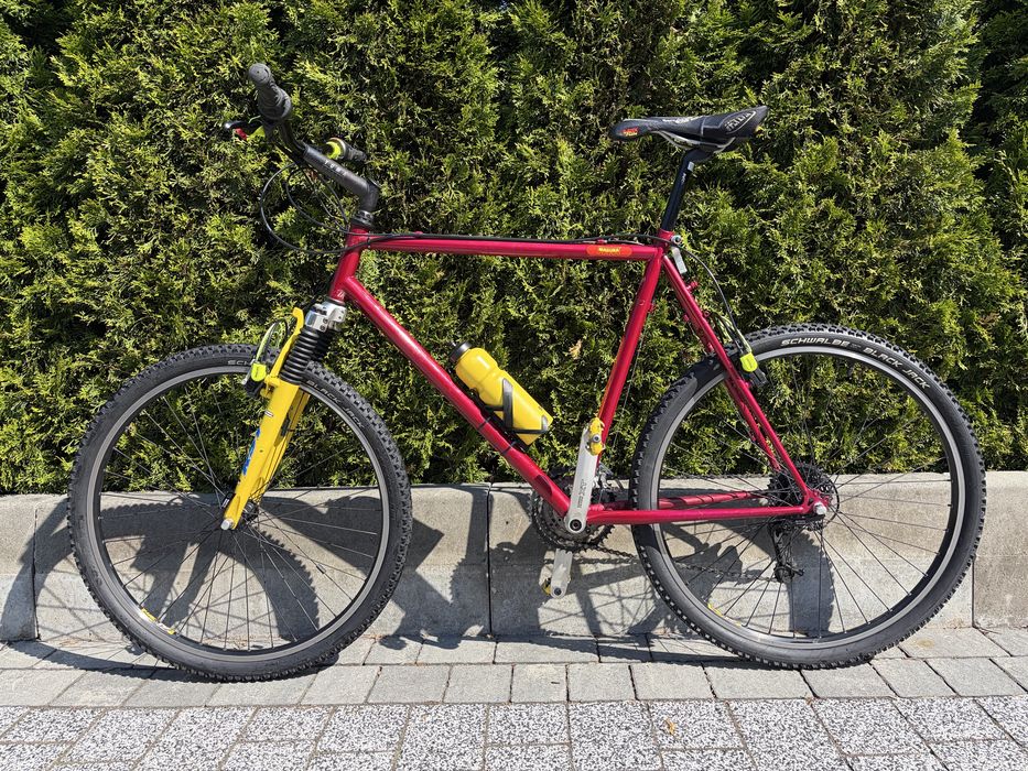 Rower youngtimer retro MTB skladak Shimano XT, Magura rama  XL 22”