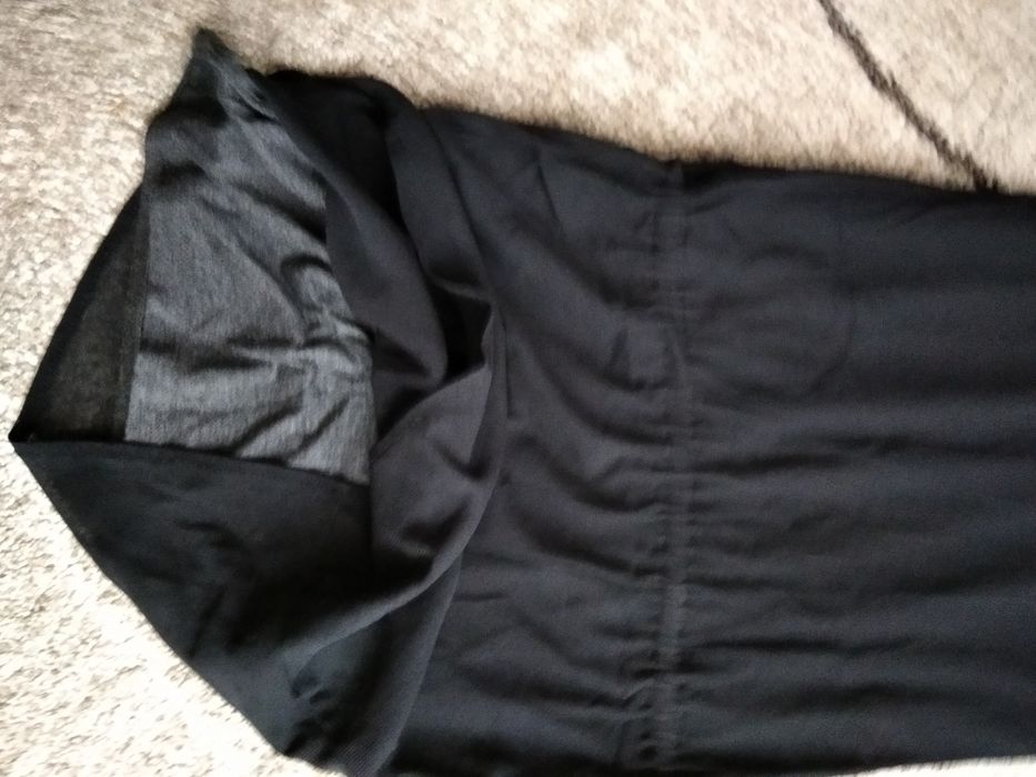 Czarno-szara sukienka s