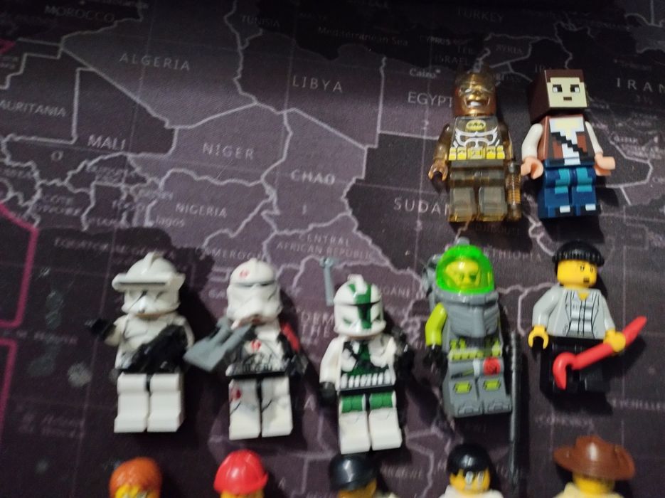 Ludziki LEGO star wars city Johnny thunder Batman minifigures