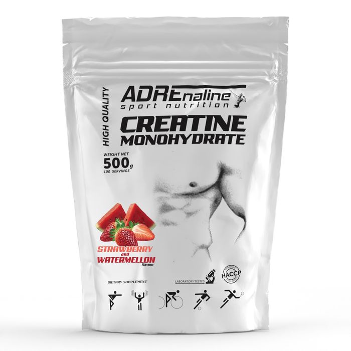 Креатин ADRENALINE CREATINE 500 грамм strawberry, моногидрат