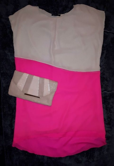 Sukienka asymetryczna Mango roz. 44/46