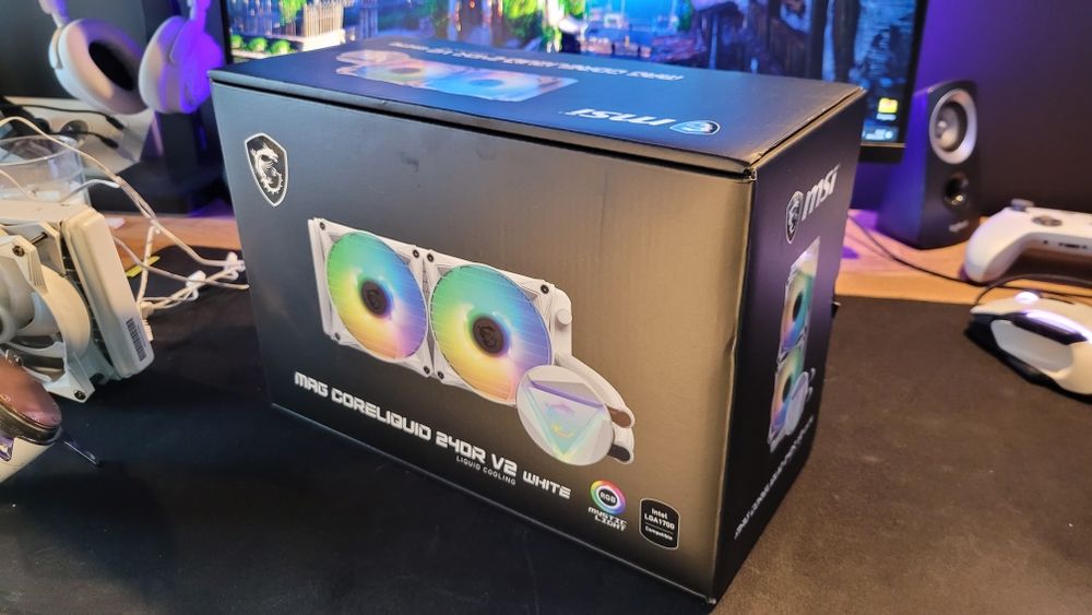 Chłodzenie MSI MAG Coreliquid 240R Biały