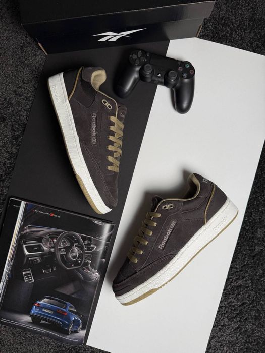 Чоловічі кросівки рібок Reebok Club C Brown White [41-46]