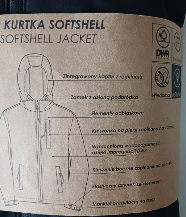 Kurtka softshell Campus nowa XL