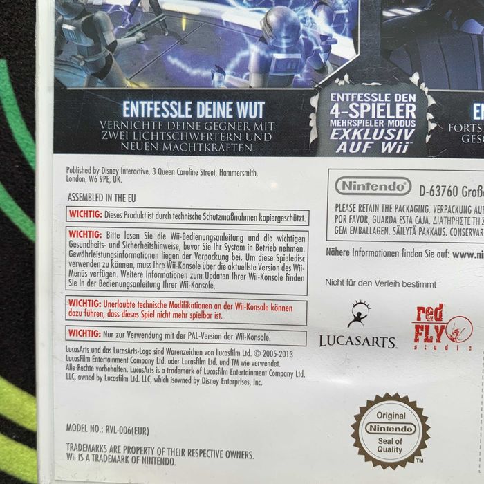 Wii Star Wars The Force Unleashed 2  і інші
