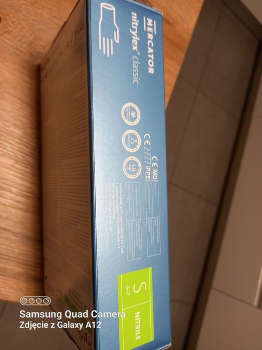 Mercator nitrylex rękawiczki niebieskie xl