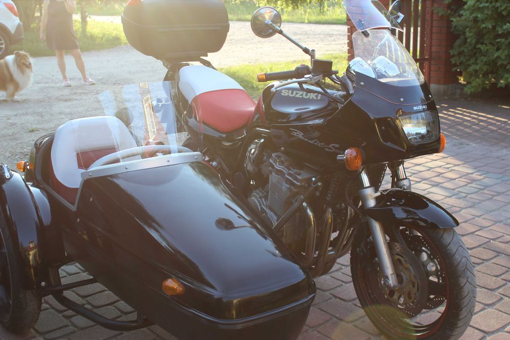 Suzuki - Motocykl z wózkiem bocznym - super stan - pilne