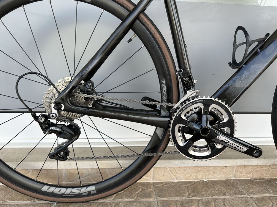 Bicicleta de estrada de disco - carbono