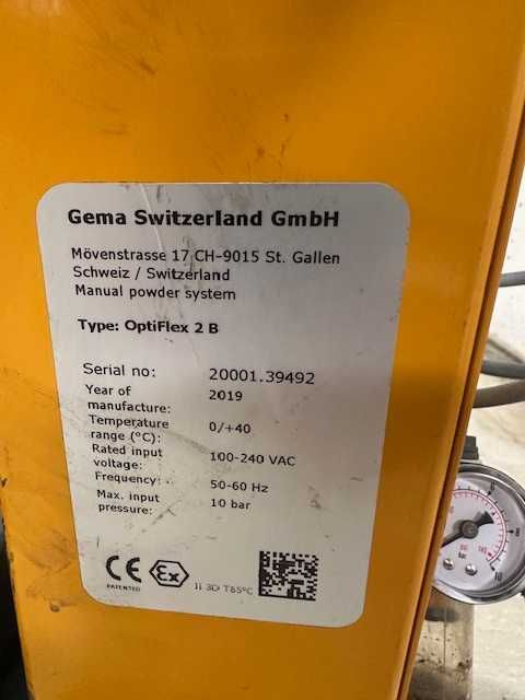 Aplikator do malowania proszkowego  GEMA  Optiflex 2 B