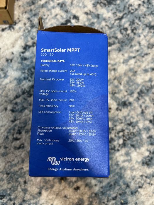 Victron Energy SmartSolar MPPT 100/20 Bluetooth Regulator ładowania