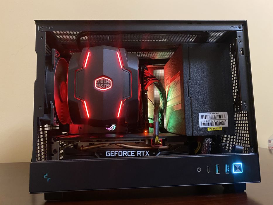 Ігровий міні-пк. Deepcool ch160 , ryzen 5500 + rtx2060.
