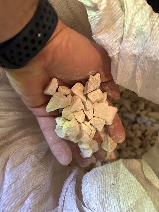 Grys kamień ozdobny ogrodowy jasny duży worek