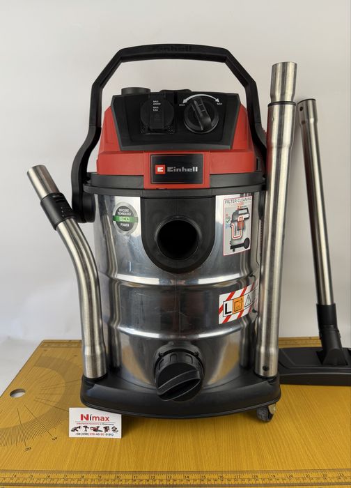 Пилосос потужний професійний Einhell TE-VC 2580 SACL з насадками