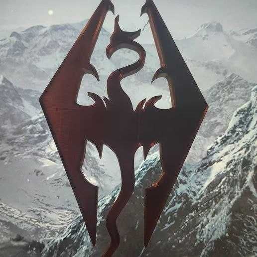 Моделька игры Скайрим Skyrim 3д печать