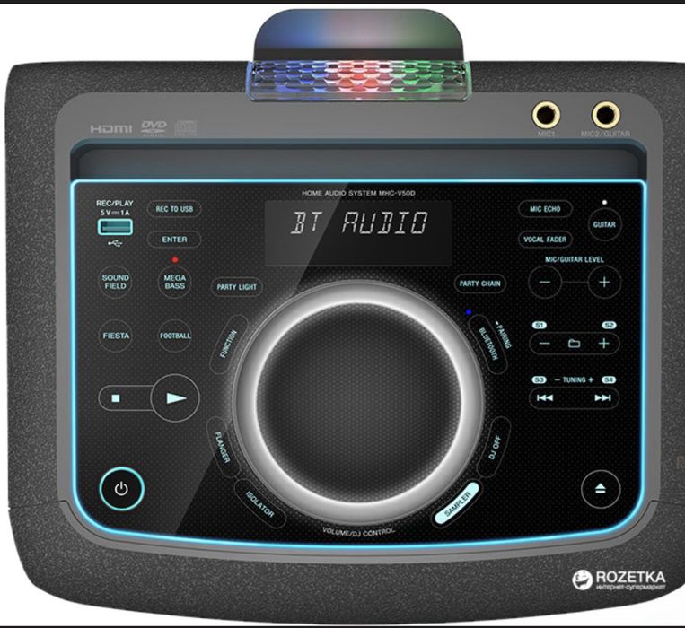 Домашня аудіосистема з BLUETOOTH Sony MHC-V50D Black