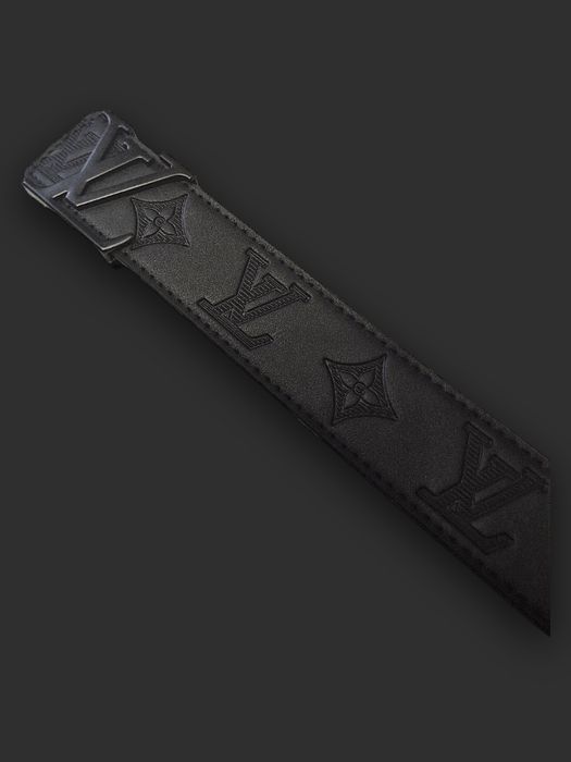 Louis Vuitton czarny pasek 110cm