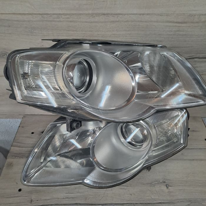 Oryginalny Reflektor lampa lampy Passat B6, lewy, prawy