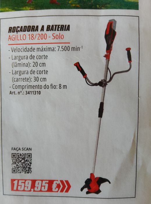Roçadora a bateria Einhell