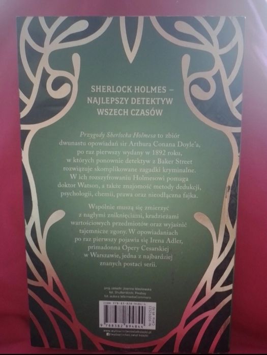 Sherlock Holmes książka