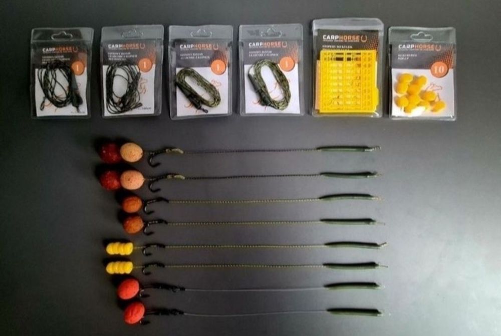 Przypony karpiowe , zestaw na amura I karpia