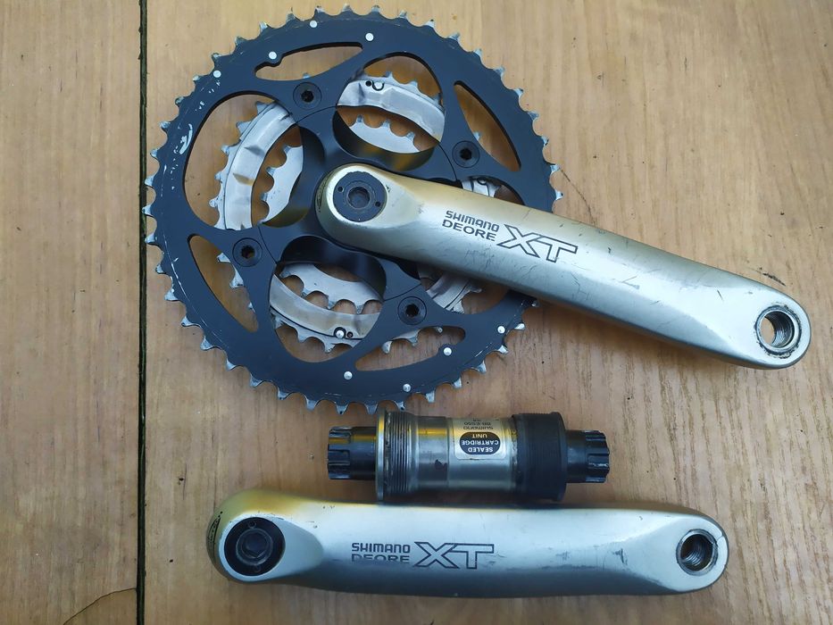 Shimano Deore XT korby  FC-M751 Hollowtech Dł.175mm 22/32/44t +BB-ES50