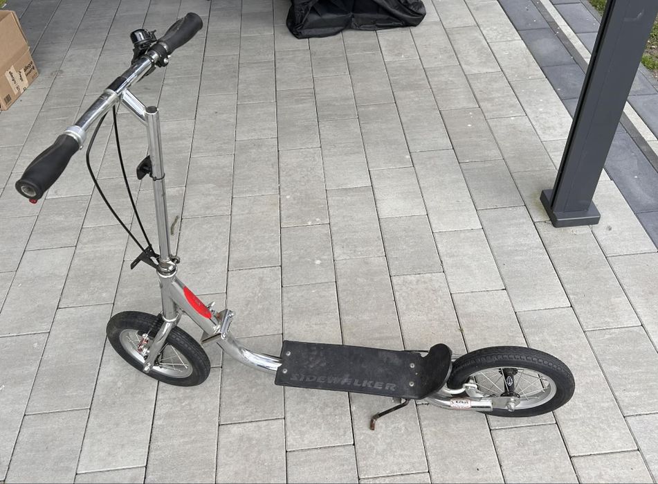 Hulajnoga,  pompowane kola