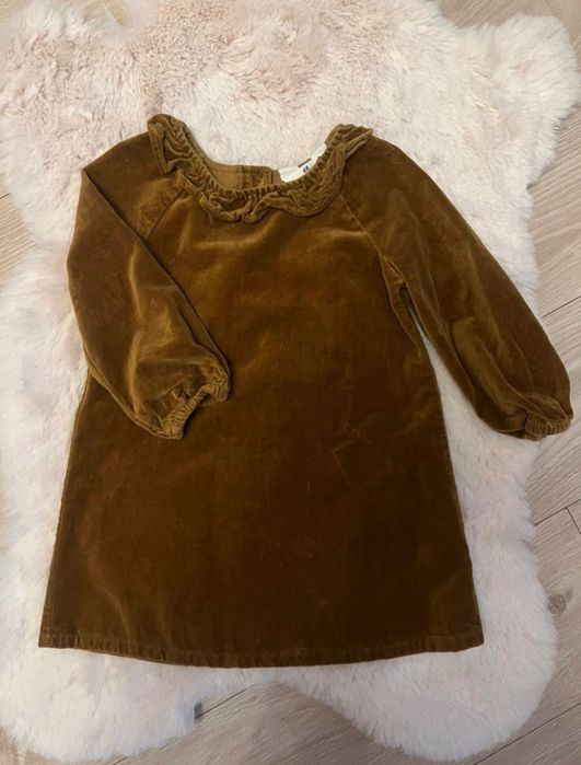 Sukienka aksamitna H&M kids exclusive rozmiar 104