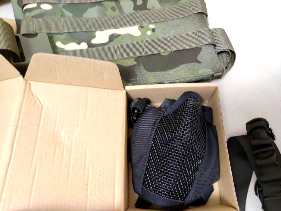 Arma airsoft + equipamento