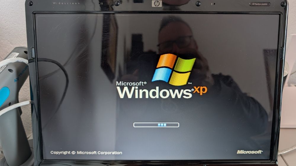 Portátil hp com 20 anos