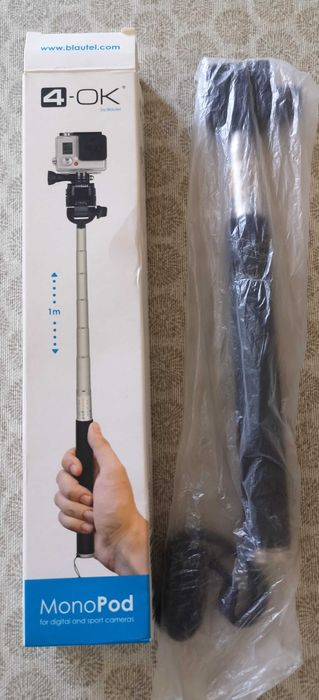 MonoPod/Selfie Stick novo,4-OK by Blautel,braço extensível articulado