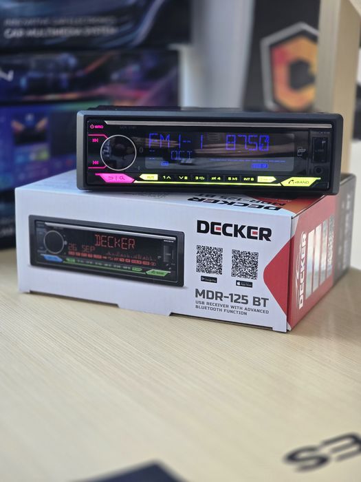 Автомагнітола DECKER MDR125BT