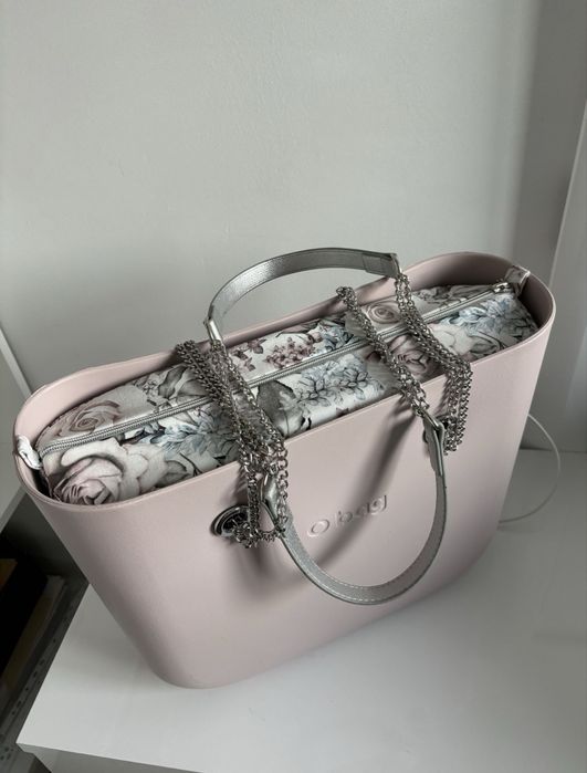 Komplet obag o bag standard classic rosa smoke pudrowy róż