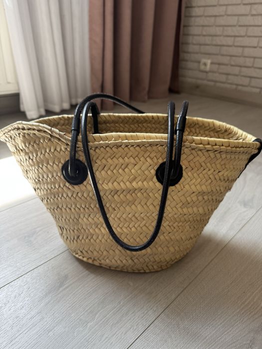 Сумка з рафіі Massimo Dutti