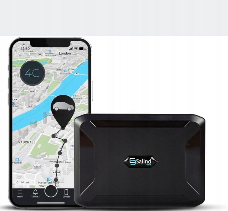 lokalizator gps ŚLEDZENIE salind  TRACKER 11 4G do POJAZDÓW SIM Czarny