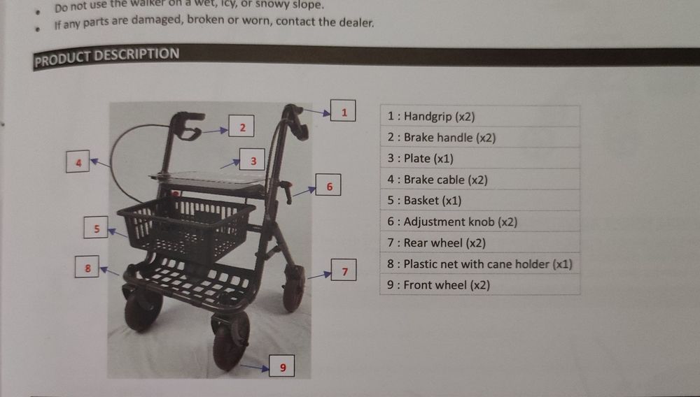 Andarilho para idosos ou outros