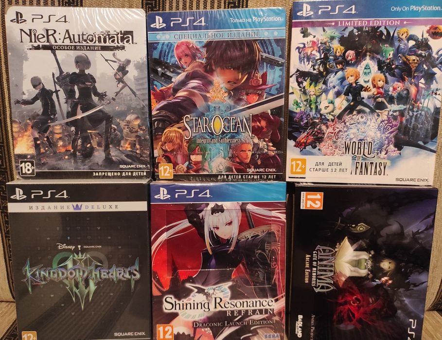 Игры PS4 ,лимитки, стилбук (Steelbook) издания .