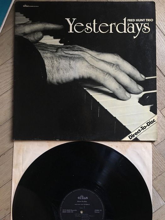 FRED HUNT TRIO yesterdays NM GER 1st press rare jazz