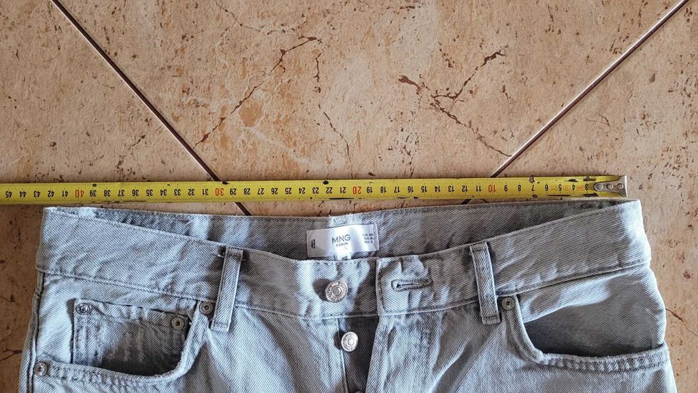 Spodnie jeans  szare
