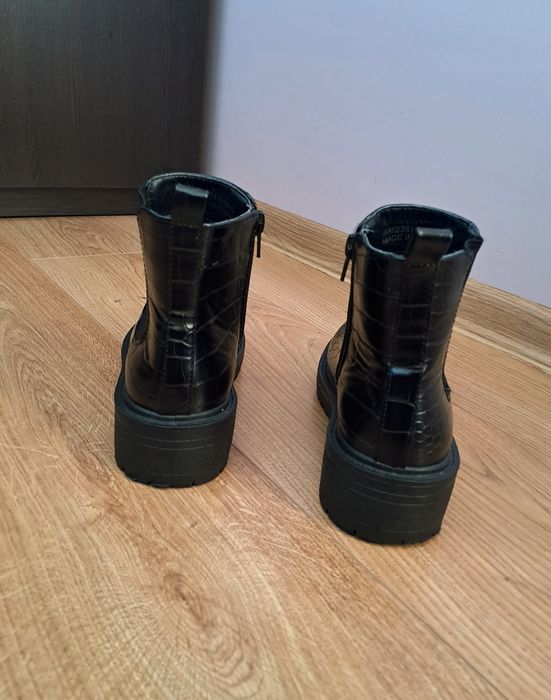 Черные женские демисезонные ботинки челси полуботинки ботильоны