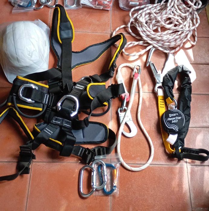 Kit trabalho em altura - alpinista - rapel singing Rock