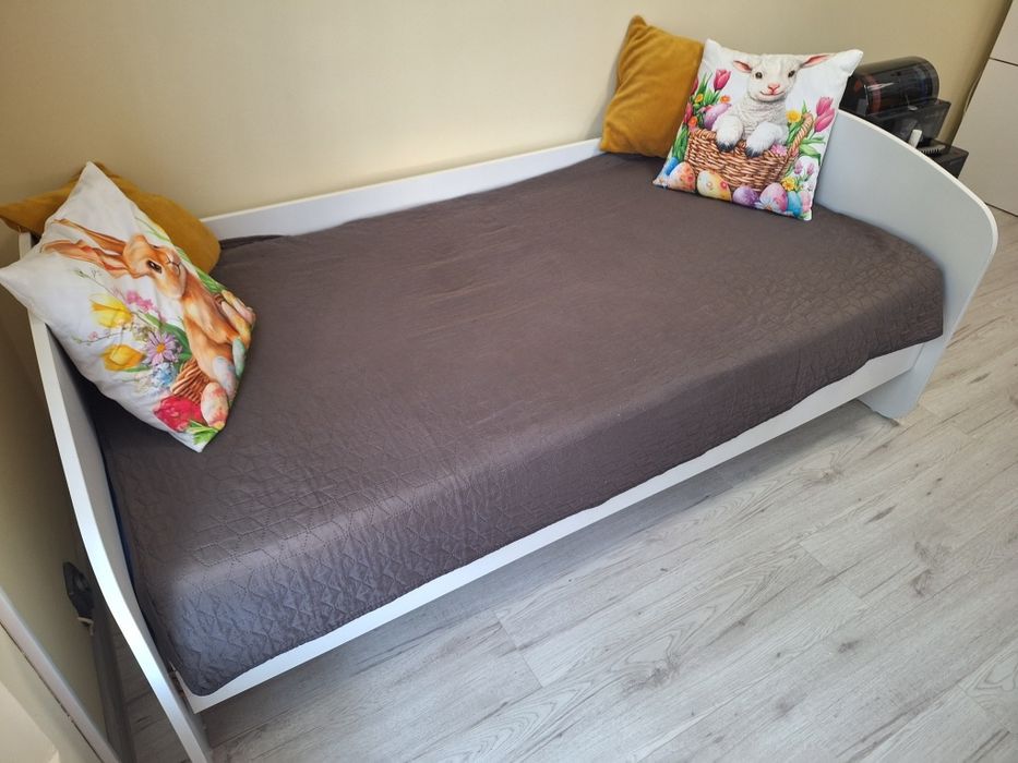Łóżko z materacem i szufladą 90x180 Pilnie!
